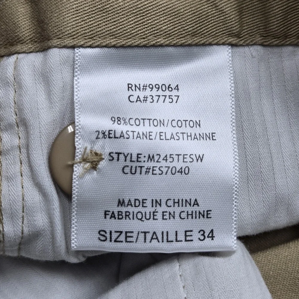 Element Men Shorts 34 Khaki Chino Twill M245TESW Sawyer WK Button 11